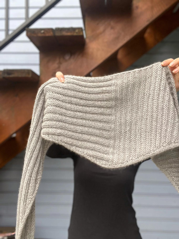 Rib Welt Scarf – Clinton Hill Cashmere Company