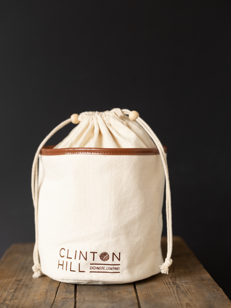 The Drawstring Bag Clinton Hill Cashmere Company