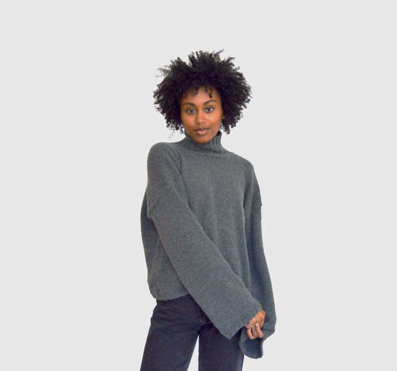 Clinton Hill Cashmere Bespoke Cashmere Pattern kit- The Fall Set Sweater Knitting Kit- DK Weight Yarn 