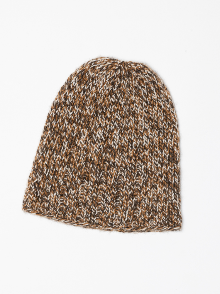 Ribbed Melange Hat