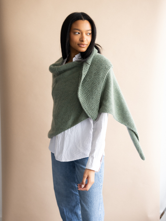 PRY Cashmere Double Wrap Snood +クリップ Duo Shawl – Clinton Hill Cashmere Company