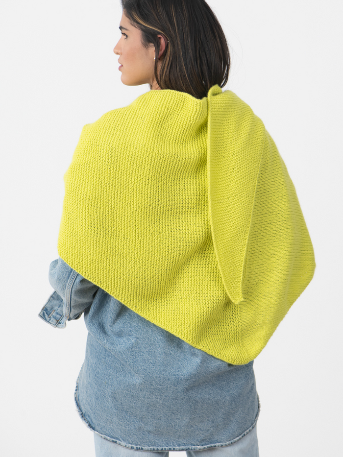 【GroundY】DOBBY WOOL TWO-TONE COLOR STOLE GroundY】DOBBY WOOL TWO-TONE COLOR STOLE
