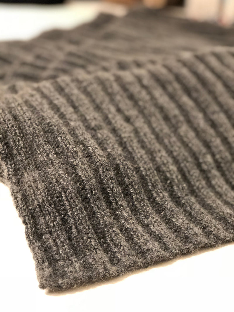 Clinton Hill Cashmere Bespoke Cashmere Pattern kit- Parallel Lines Shawl Knitting Kit- DK Weight Yarn 