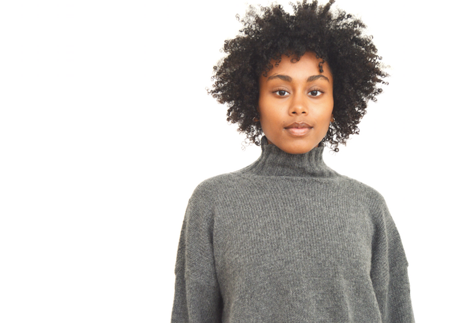 70s ballantyne cashmere チャコールグレー セーター The Fall Set: Sweater – Clinton Hill Cashmere Company