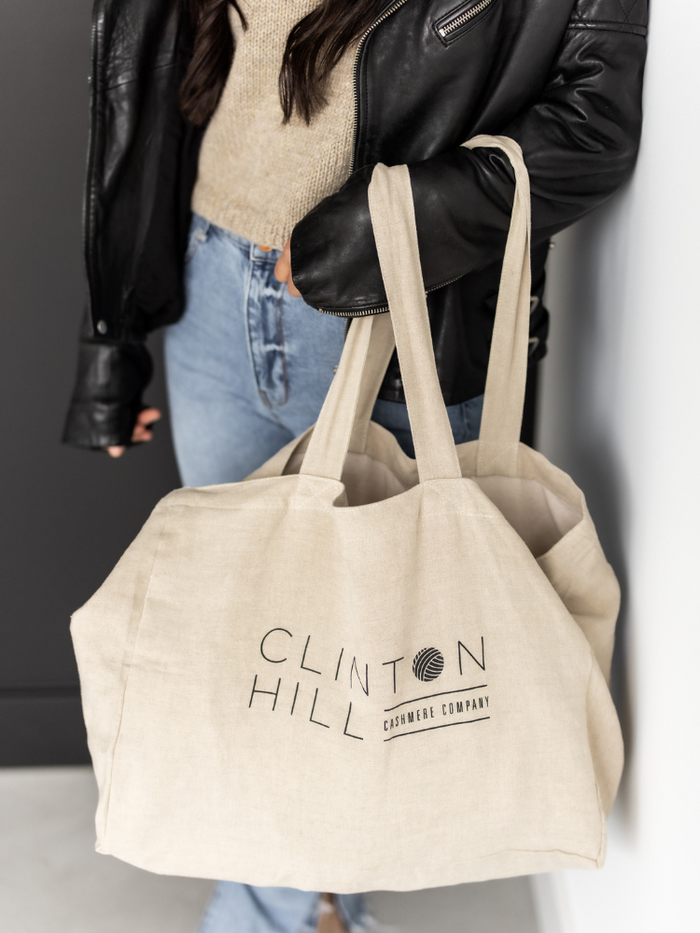 The Linen Bag – Clinton Hill Cashmere Company