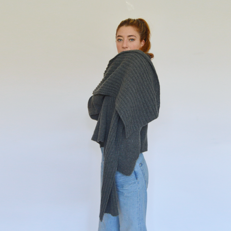 Cashmere sweater discount wrap shawl